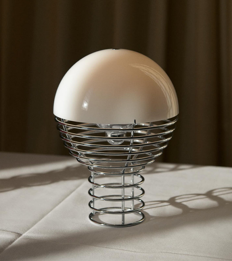 Verpan Wire Portable lampe sans fil blanc design