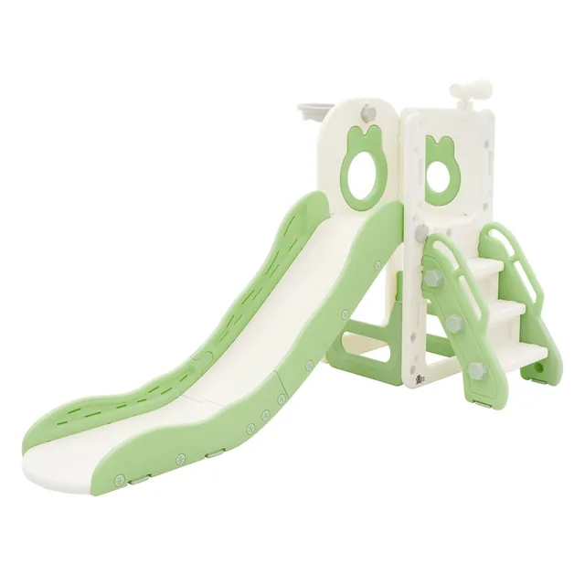 ECD Germany Kinder JOYZ Tour de jeu 3en1 toboggan vert clair