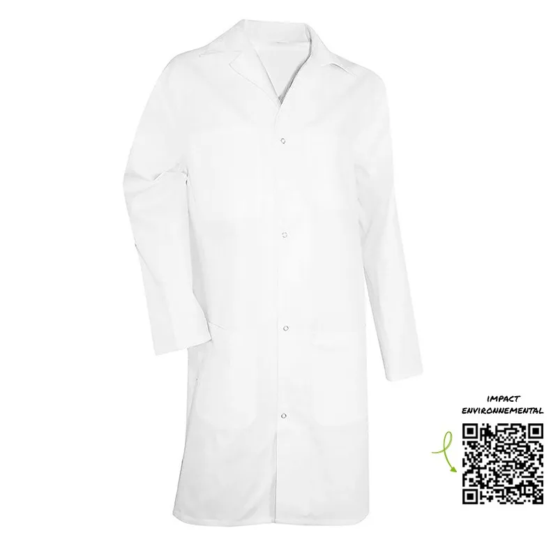 Safe Tool Services généraux blouse blanche L pressions 190 g/m²