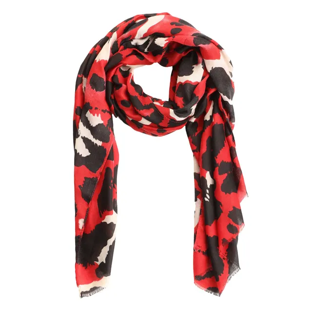 Étole motif animal foulard femme imprimé