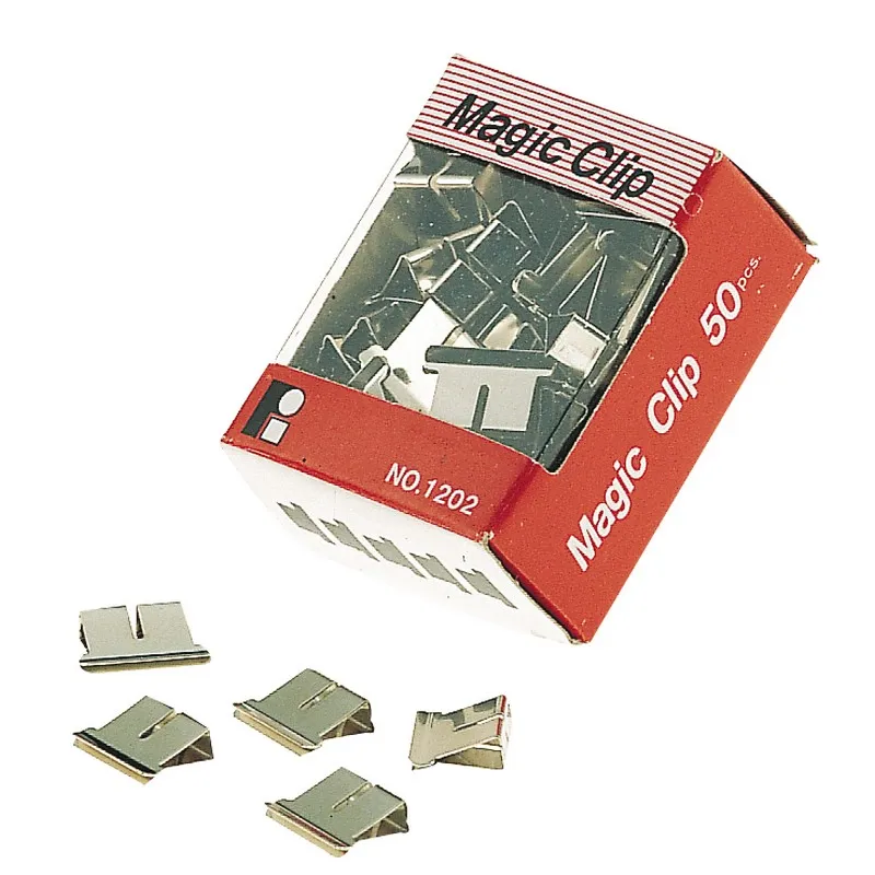 Safe Tool Boîte 50 clips nickelés 4,8 mm papier