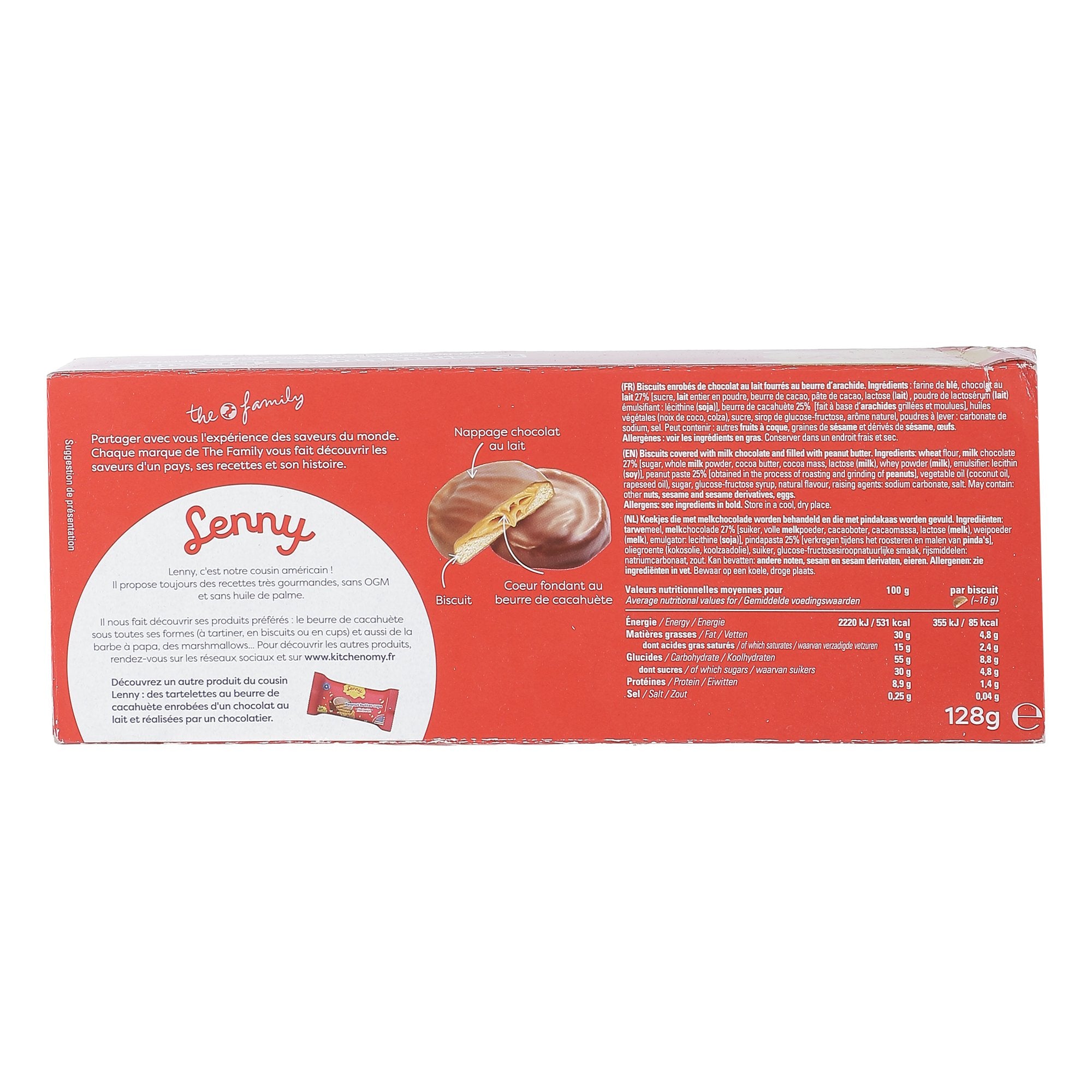 Biscuits Beurre de Cacahuètes Paquet Américain Goûter
