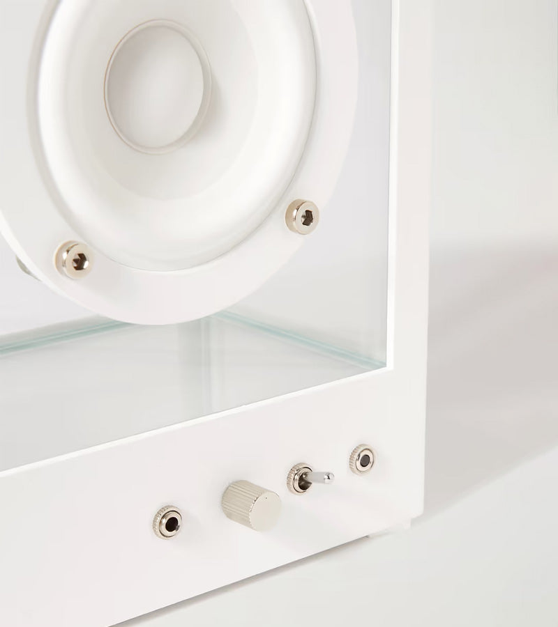 L'avant gardiste High-tech Transparent speaker Small enceinte blanc