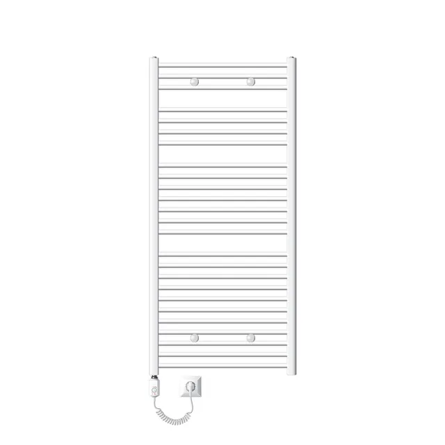 ECD Germany LuxeBath sèche-serviettes électrique blanc 75x150 cm 900W