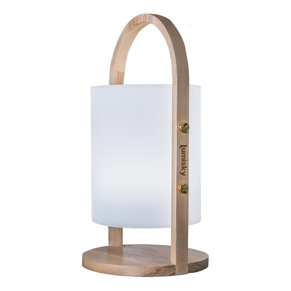 Red Deco Woody H37cm lampe sans fil bois dimmable