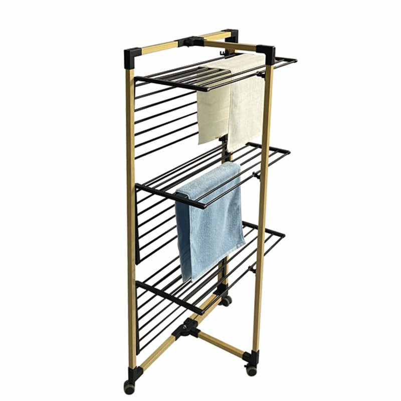 Red Deco Willis 30M séchoir tour pliable noir bois 3 niveaux