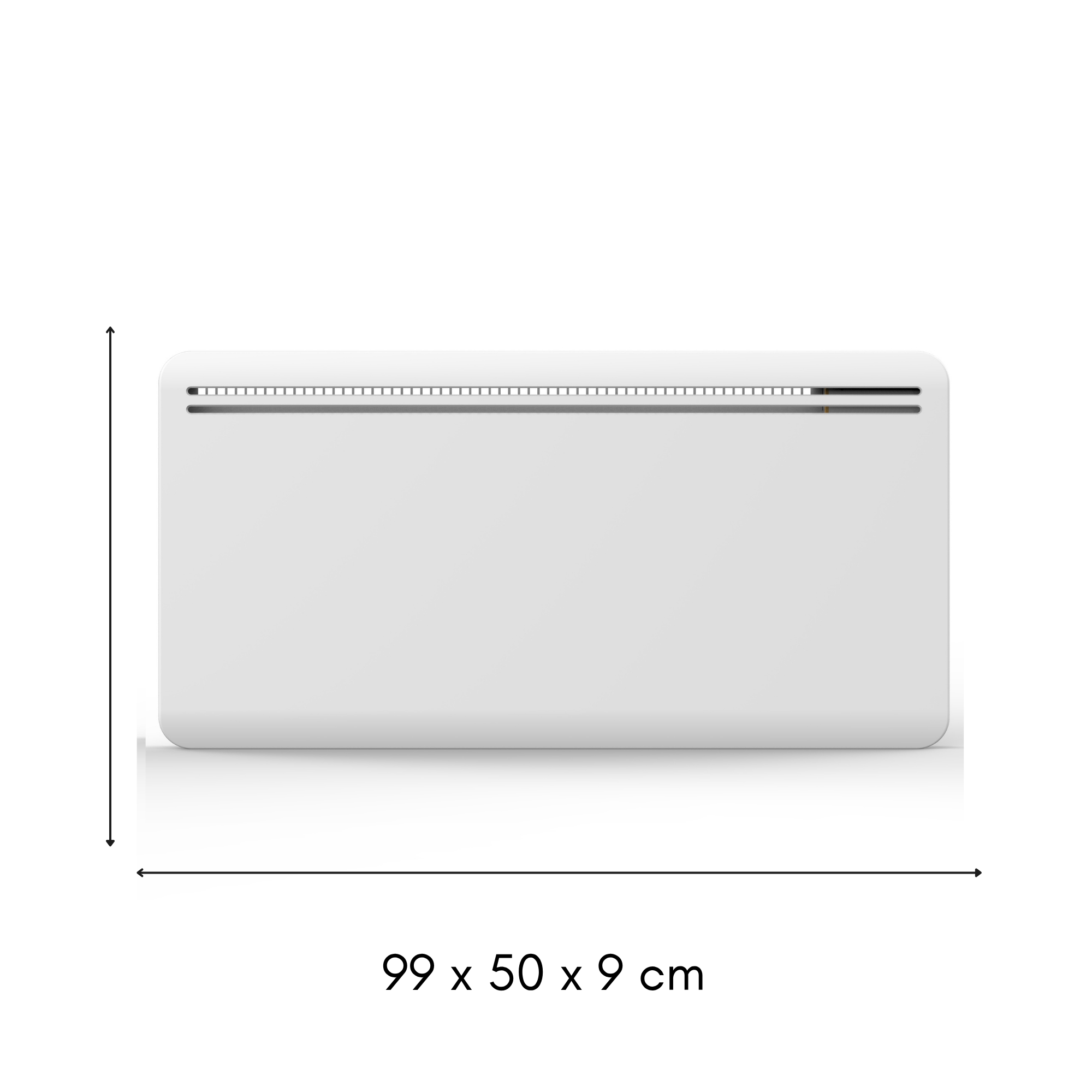 Red Deco Aspen radiateur inertie fonte 2000W blanc