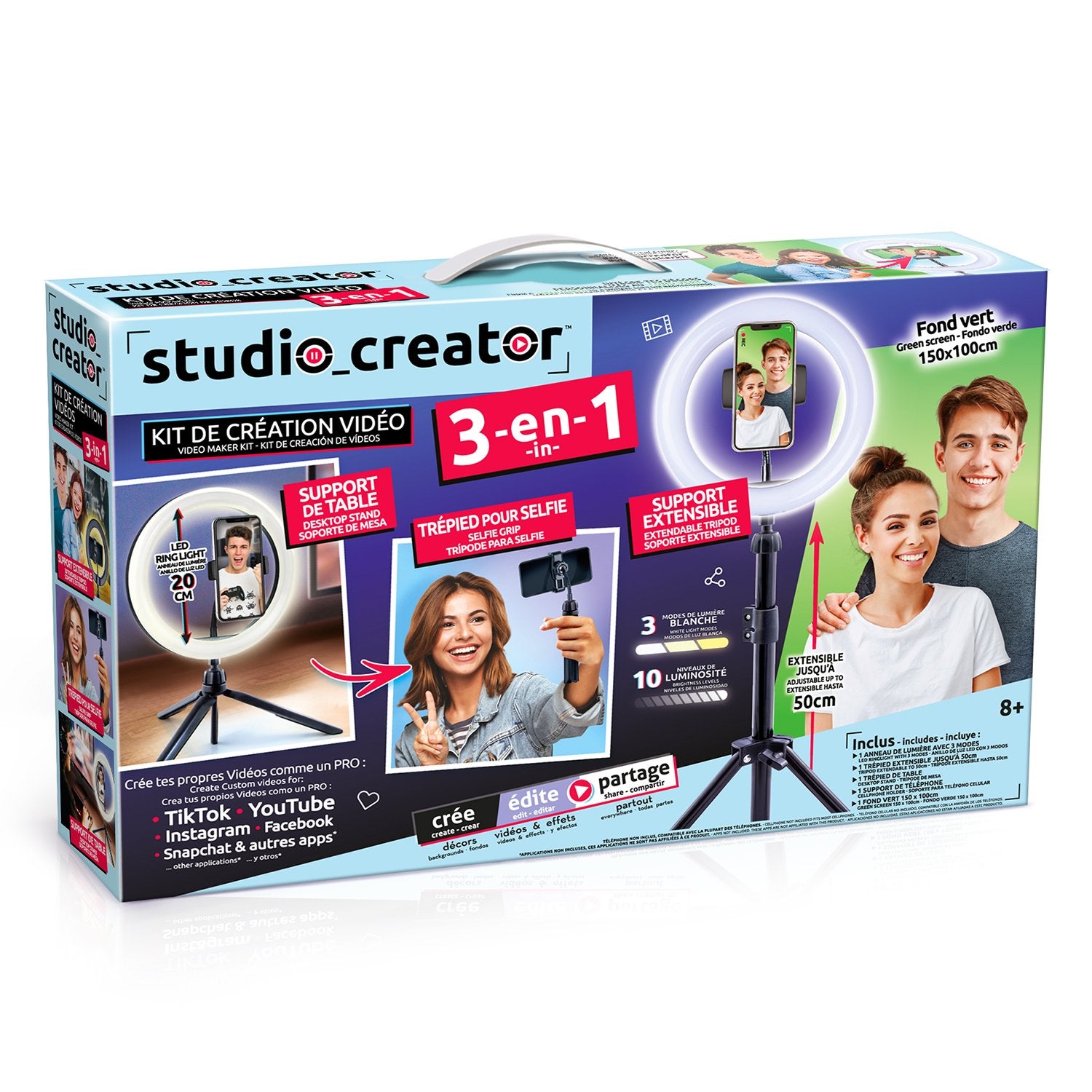 Studio Créateur 3 en 1 kit créatif enfant anneau dès 5 ans