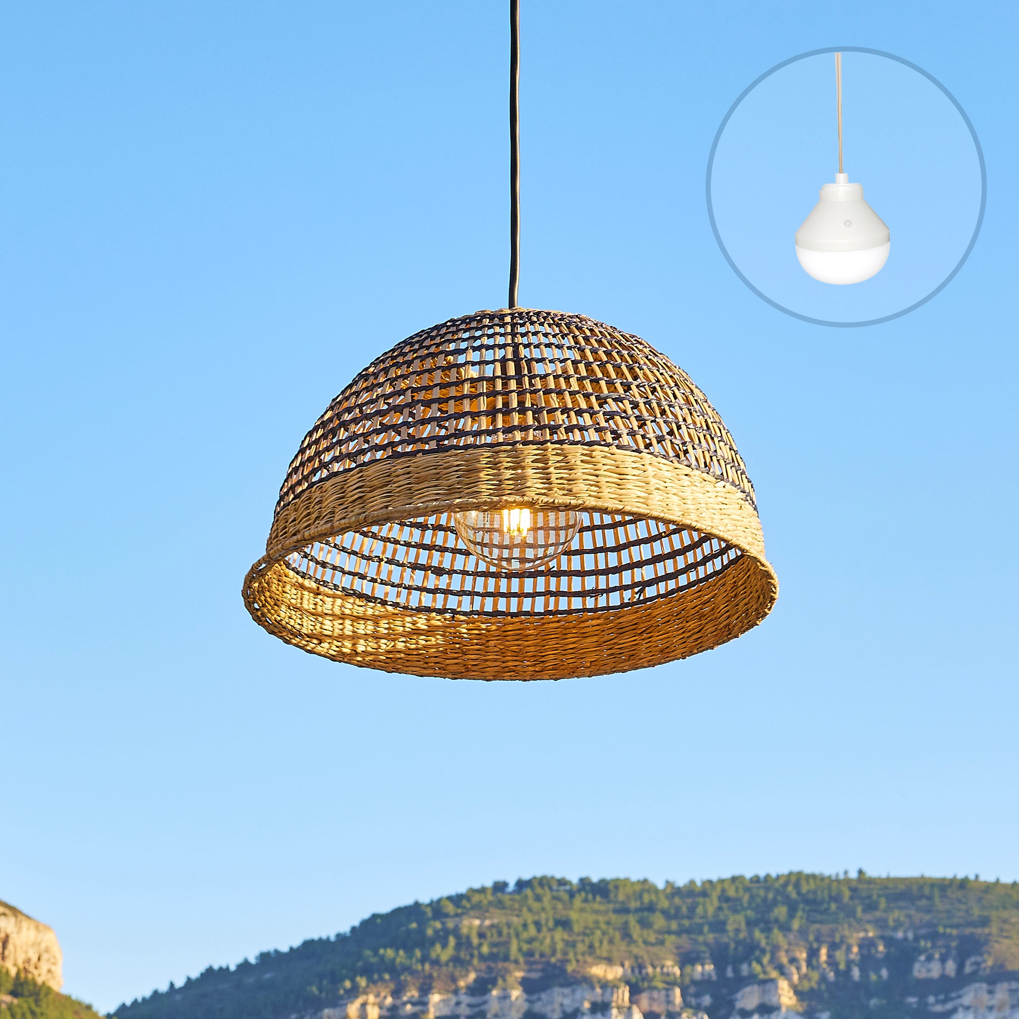 Red Deco Cesare Nomad suspension sans fil herbe marine RGB
