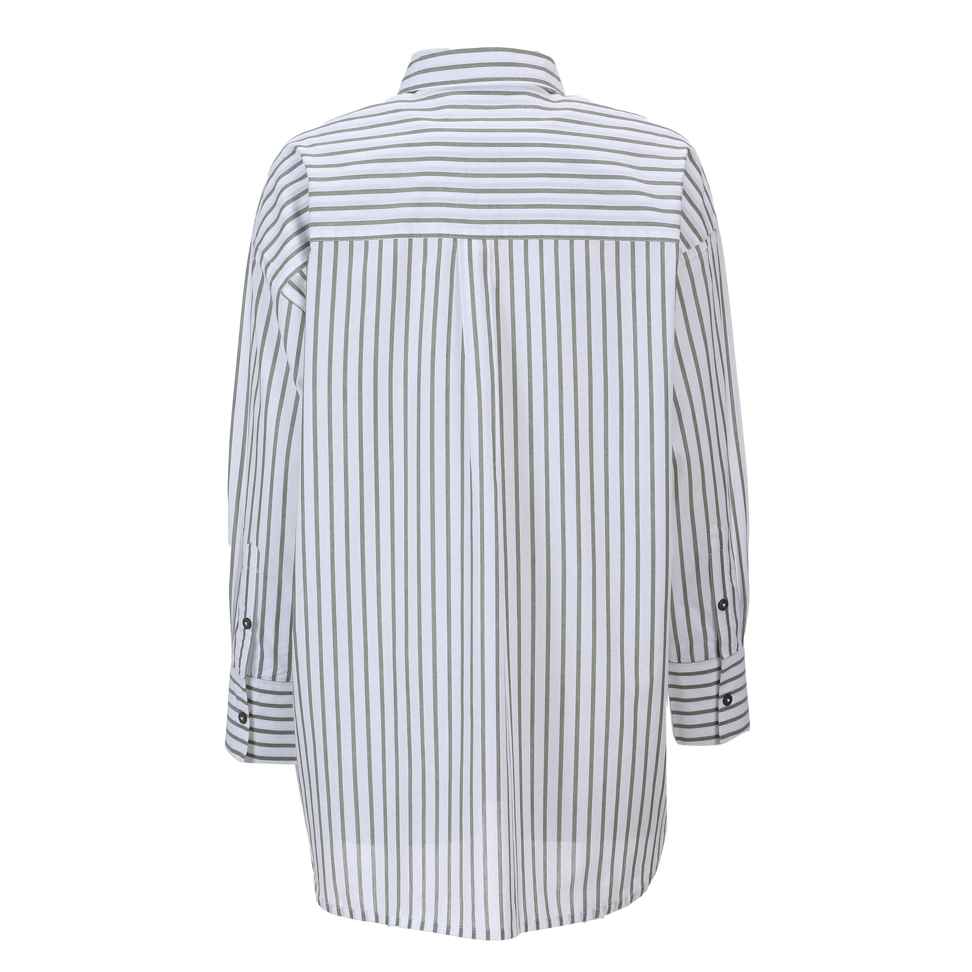 Stokomani Mode Chemise Popeline Kaki Femme Taille 34