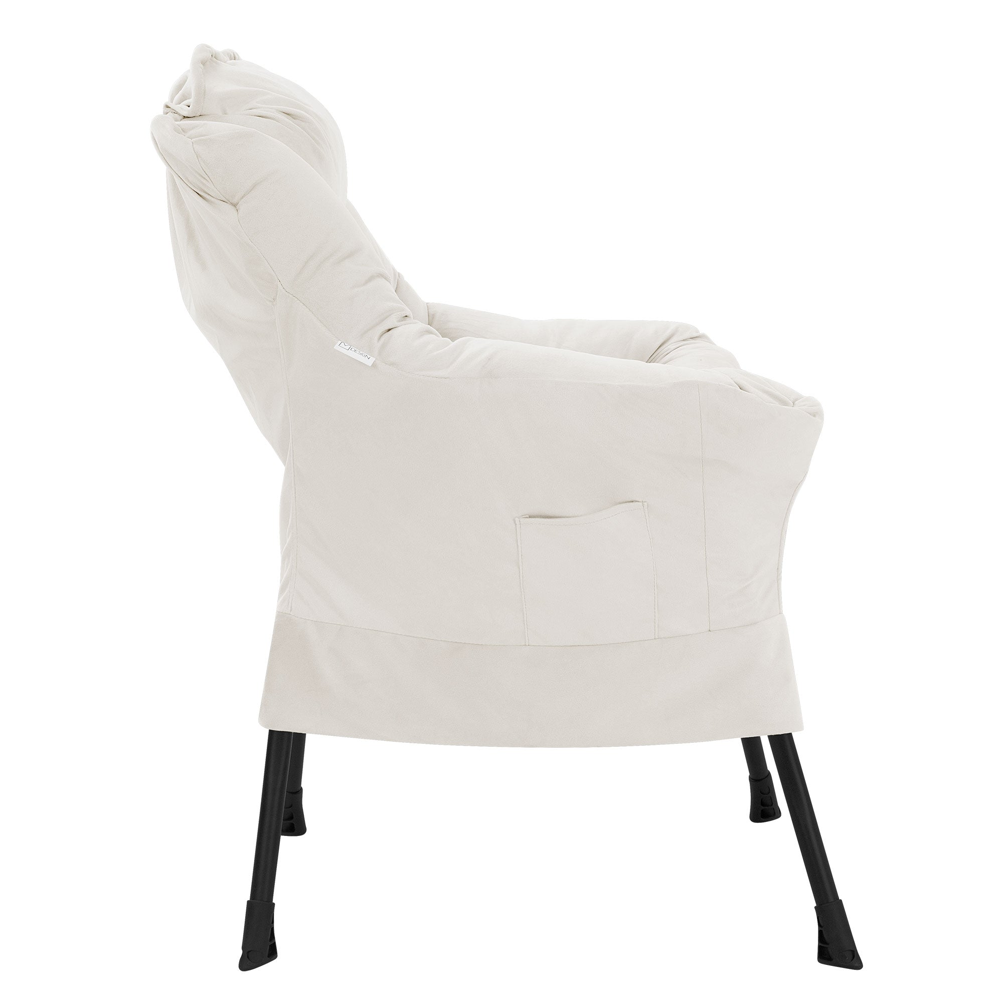 ECD Germany Möbel Fauteuil relax anthracite accoudoirs