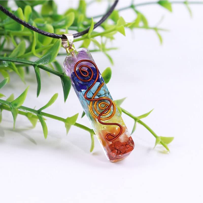 Shop-Story Bien-être Energy Necklace collier orgonite 7 chakras