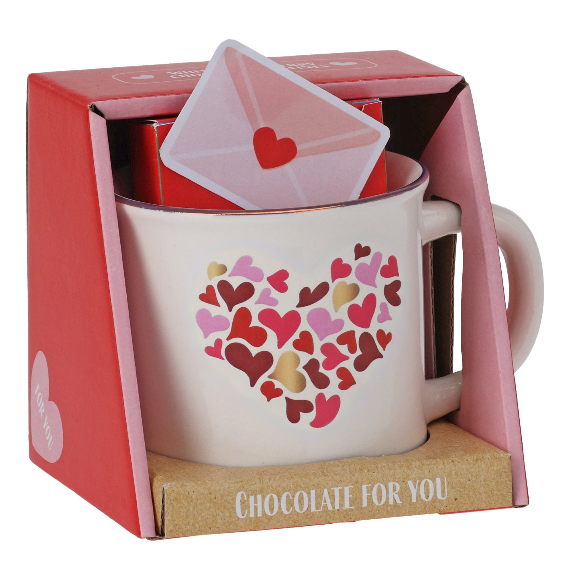 Stokomani Épicerie Mug Lovely Joyfull chocolat praliné 14g à offrir