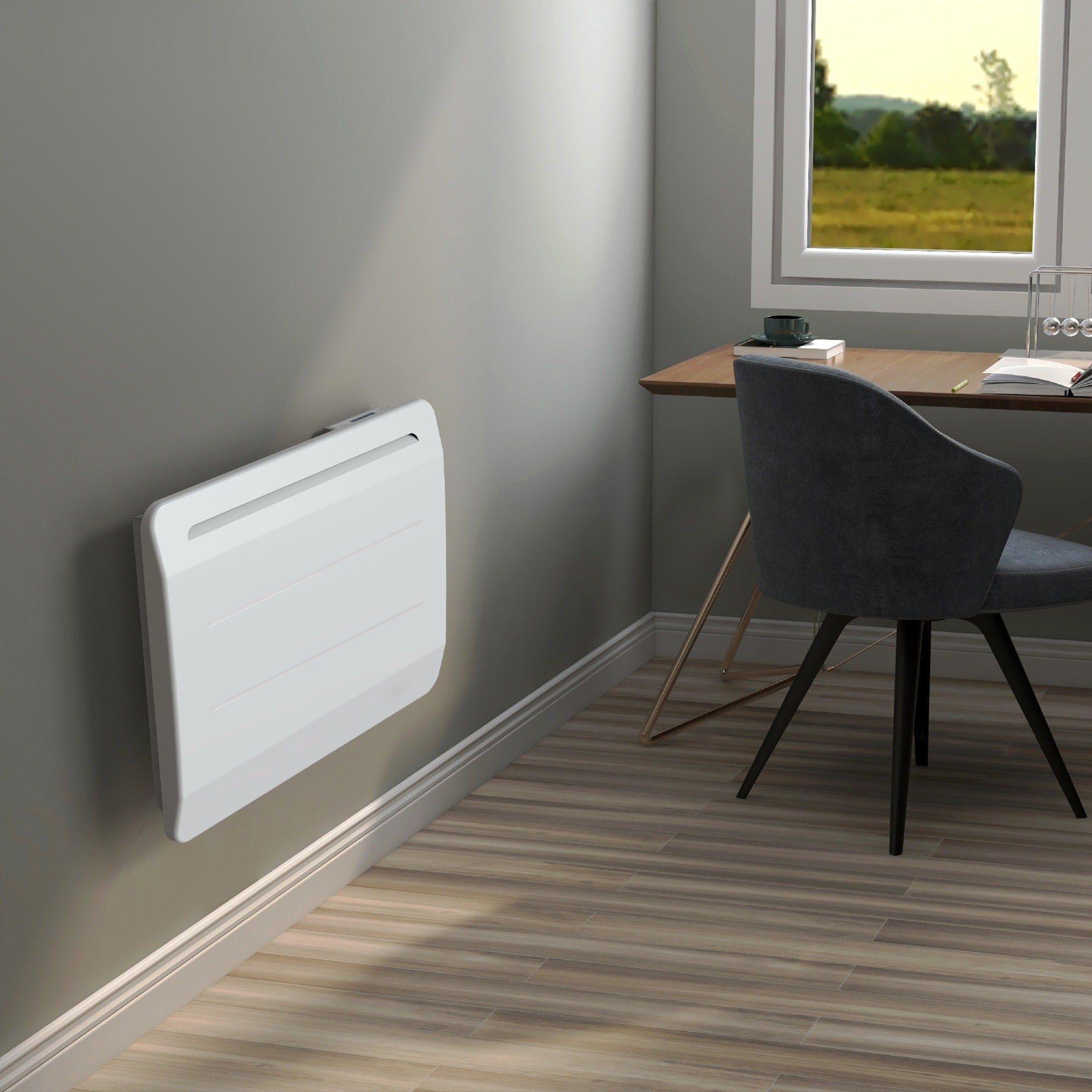 Red Deco Mauna radiateur électrique fonte 1000W blanc