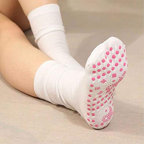 Shop-Story Chaussettes Yoga Chauffantes Blanc 36-42