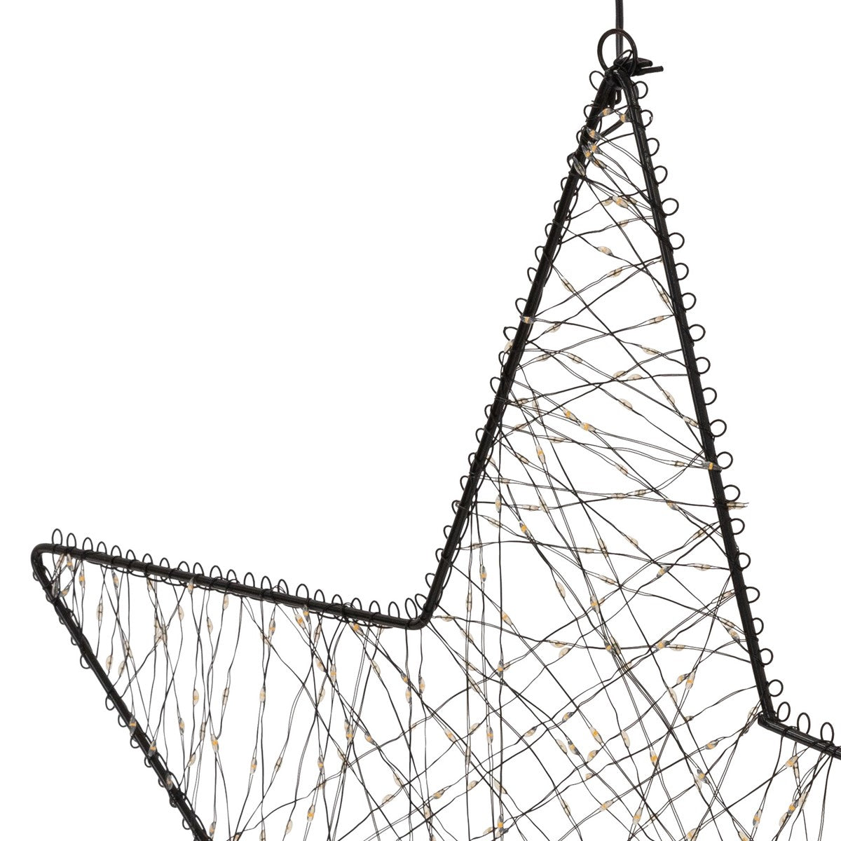 ECD Germany Haus & Wohnen Étoile de Noël LED 56 cm blanc chaud 500 LED