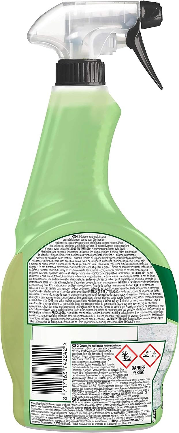 Stokomani Maison spray nettoyant anti-moisissures javel