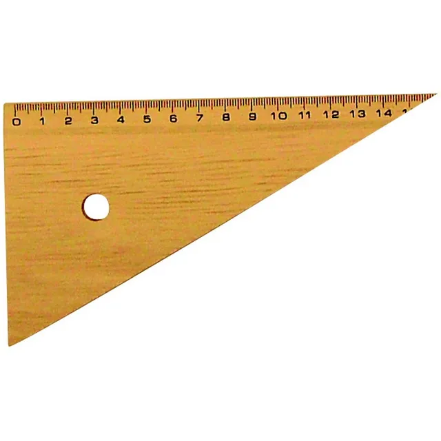 Safe Tool Équerre 60° 16 cm bois naturel