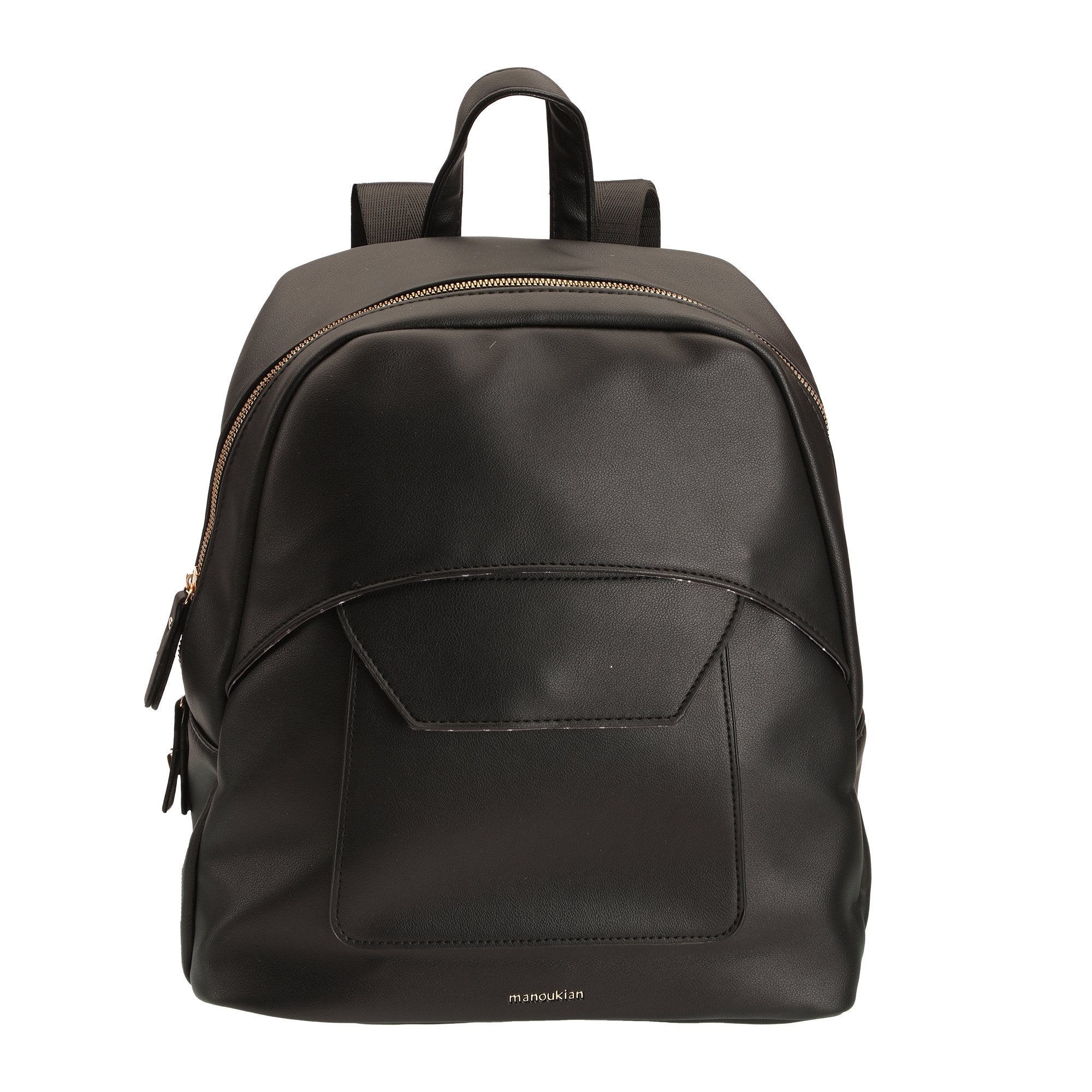 Stokomani Sac à dos noir scolaire et bureau