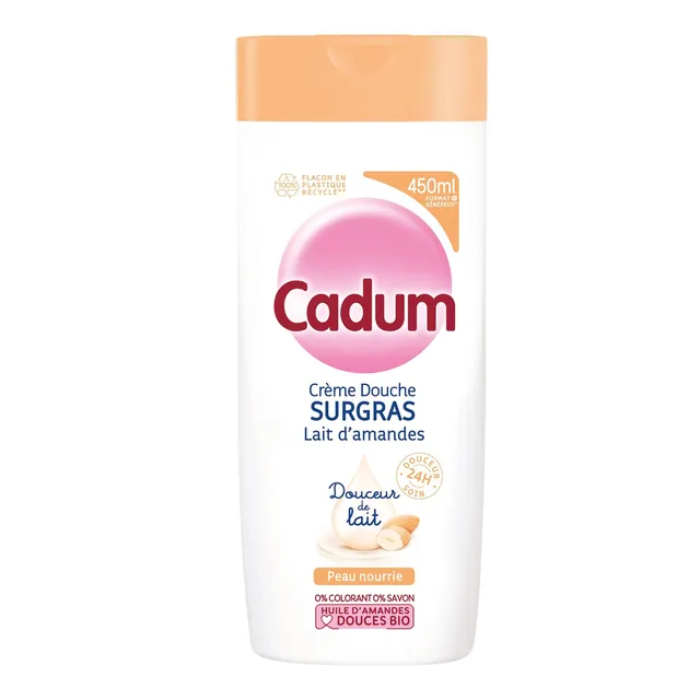 Cadum crème de douche surgras lait d’amande douceur