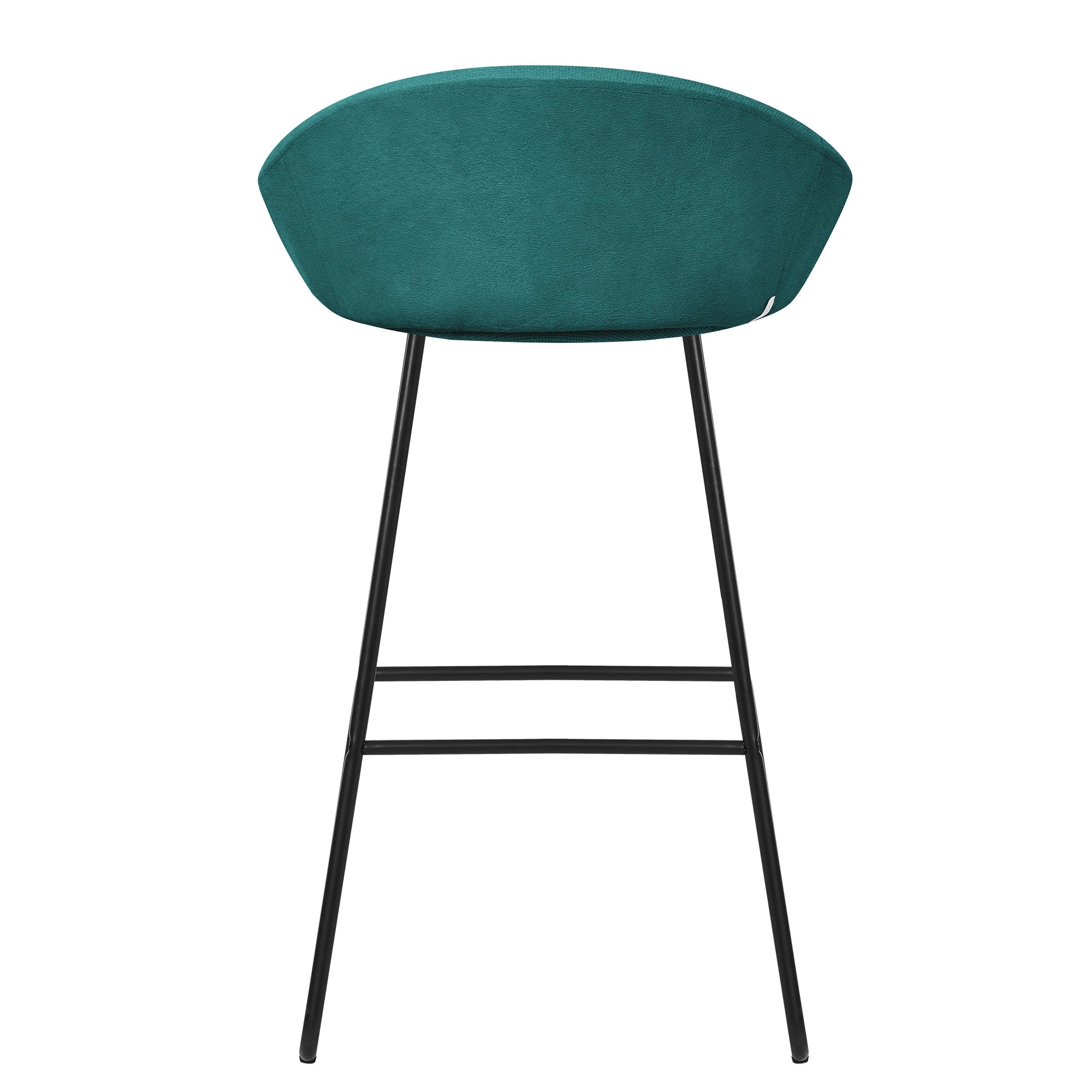 ECD Germany Möbel Tabouret bar pétrole Lot 2 56x94x50 cm