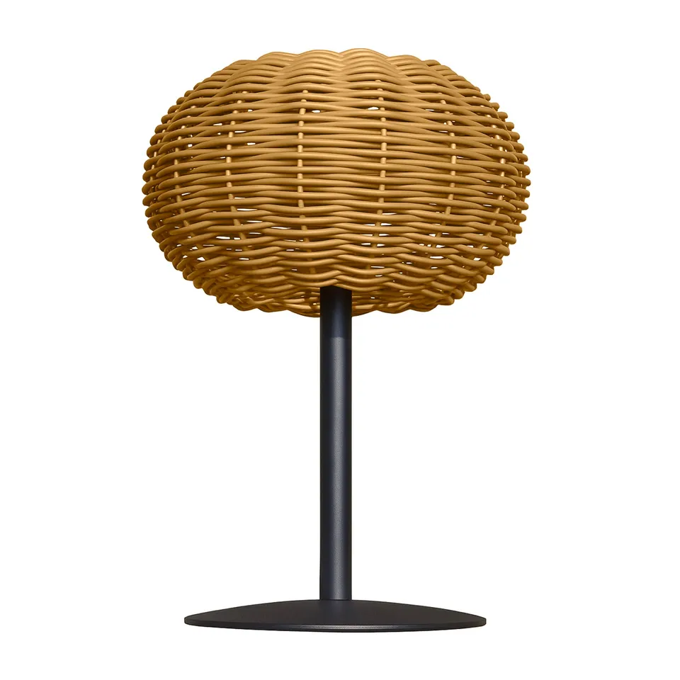 Red Deco Samira Solar lampe table solaire polyrotin H25cm