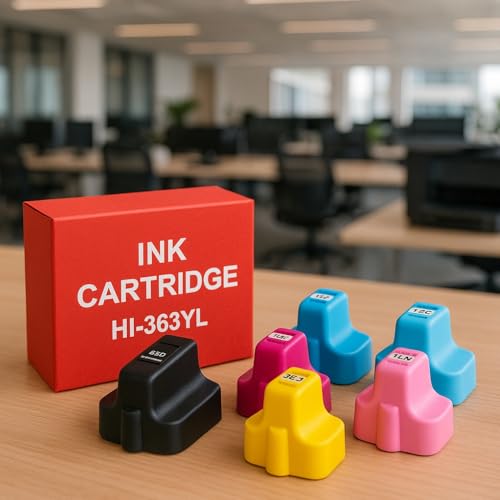 Shop-Story High-Tech Pack 6 Cartouches HP 363 Photosmart Couleur