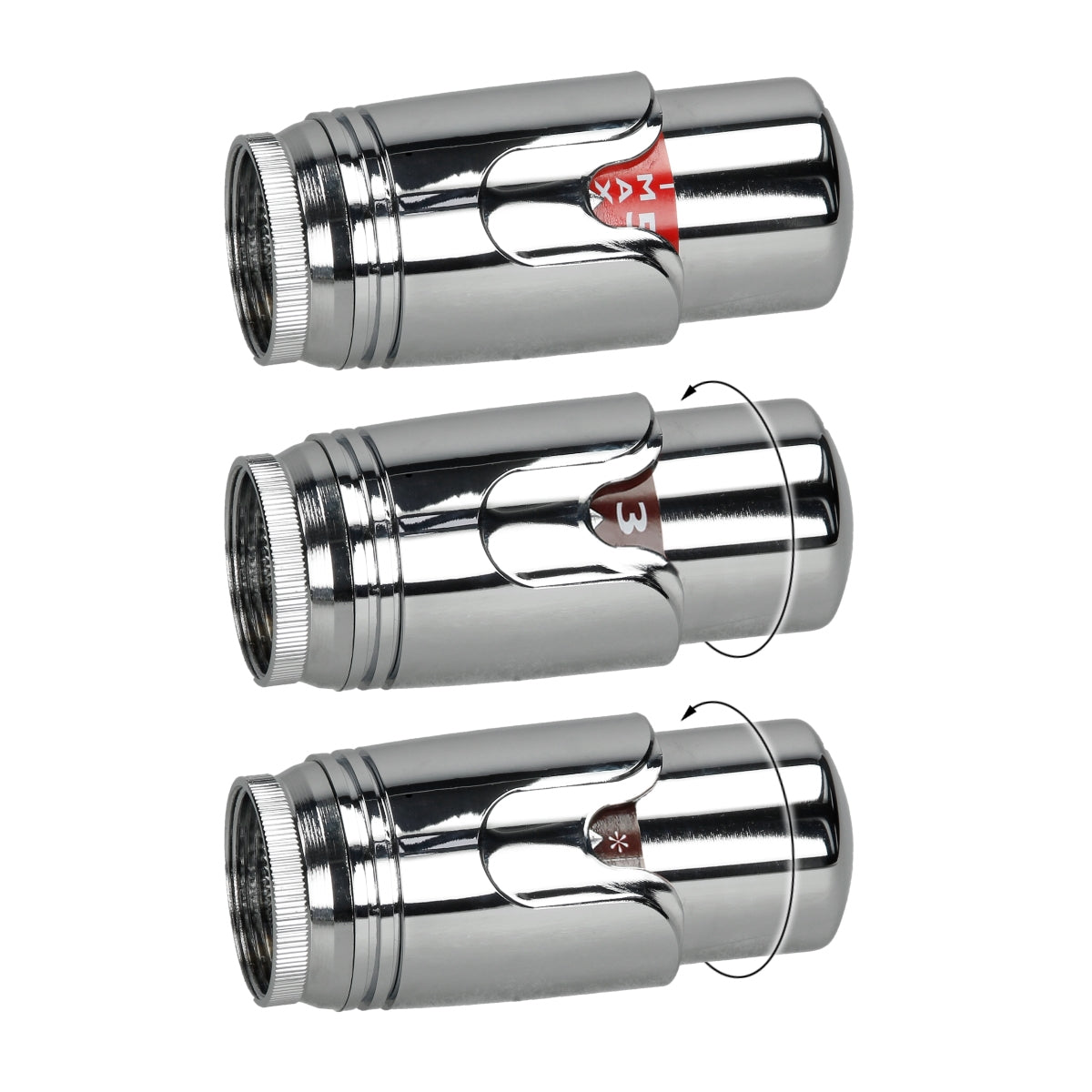 LuxeBath Sahara sèche-serviettes 500x1800 chromé central