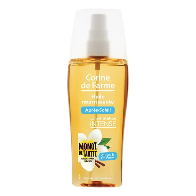 Stokomani Huile après-soleil corps cheveux monoï 3 huiles