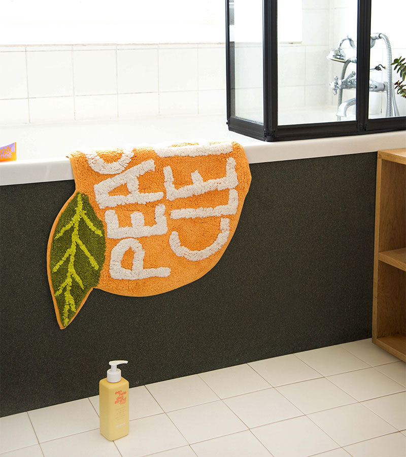 L'avant gardiste Peachy Clean tapis salle de bain pêche