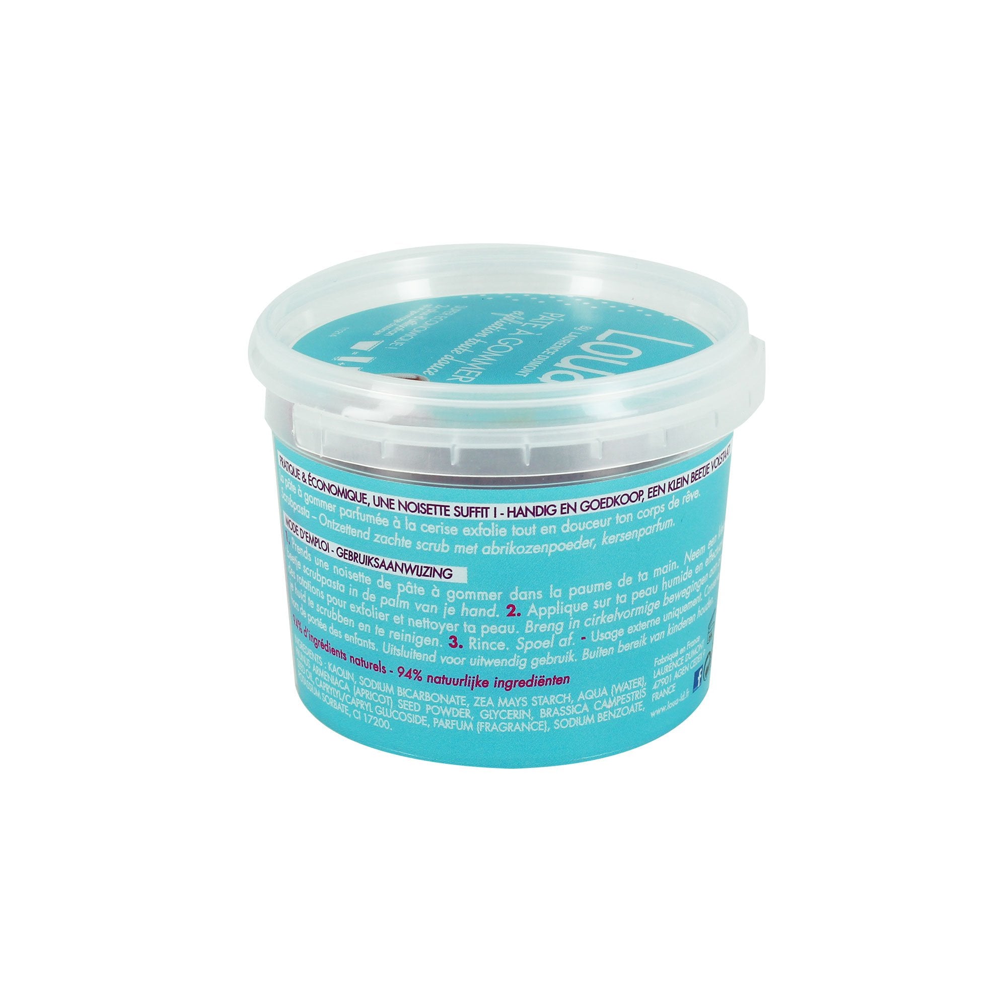 Loua Pâte à gommer exfoliante cerise gommage corps peau douce