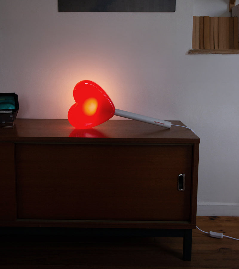 L'avant gardiste Déco Lampe murale Sucette Cœur chambre