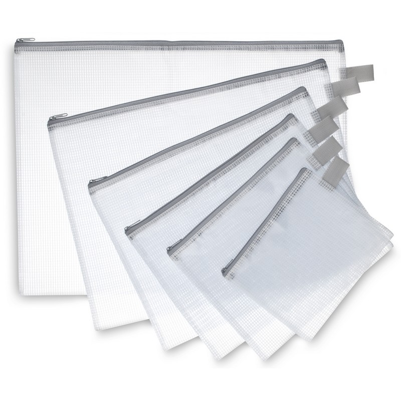 Safe Tool pochette zippée PVC 13x17 cm transparente