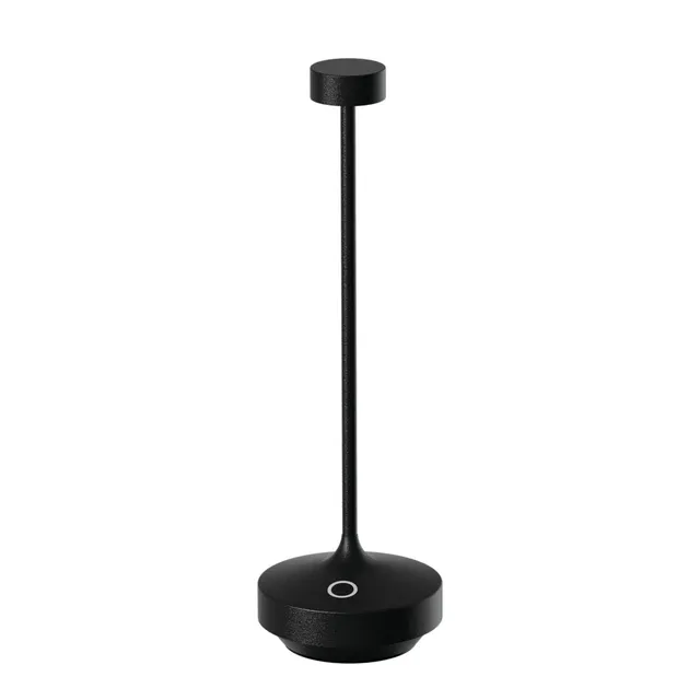 Red Deco Ruby Black H25cm lampe table sans fil touch