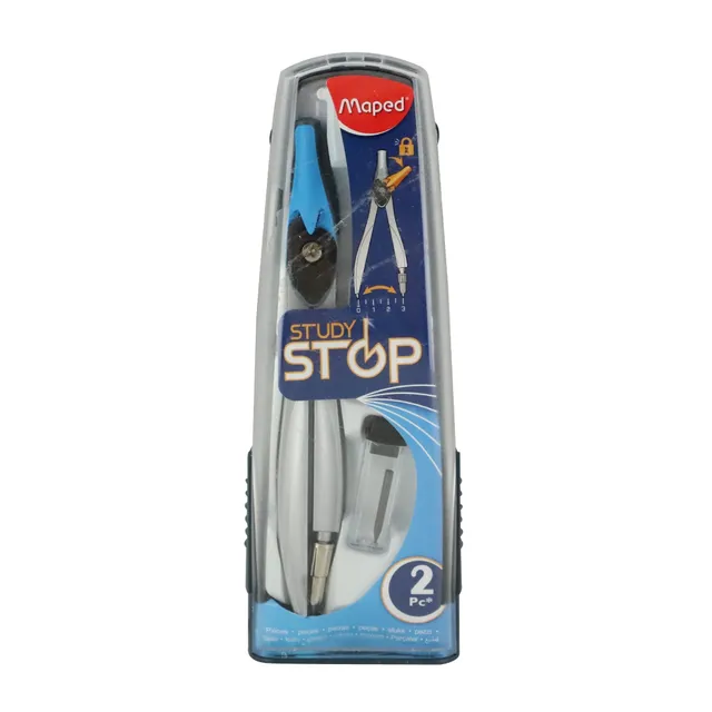 Maped Study Stop coffret compas à mine blocage sécurisé