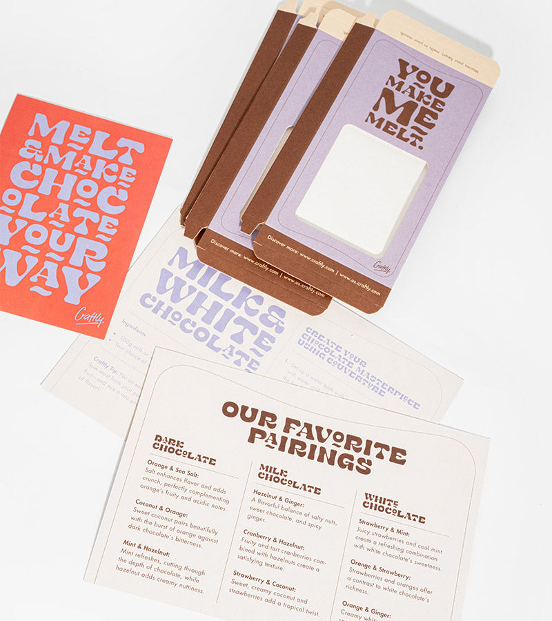 L'avant gardiste Épicerie kit DIY chocolat barres maison