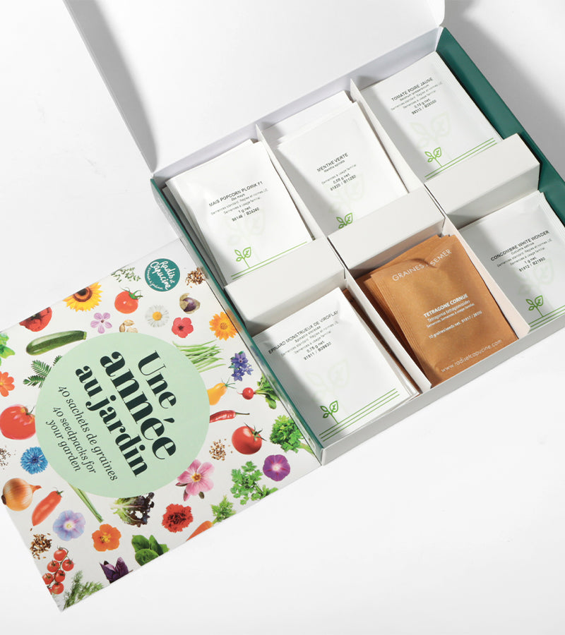 L'avant gardiste Outdoor Coffret 40 sachets de graines balcon jardin