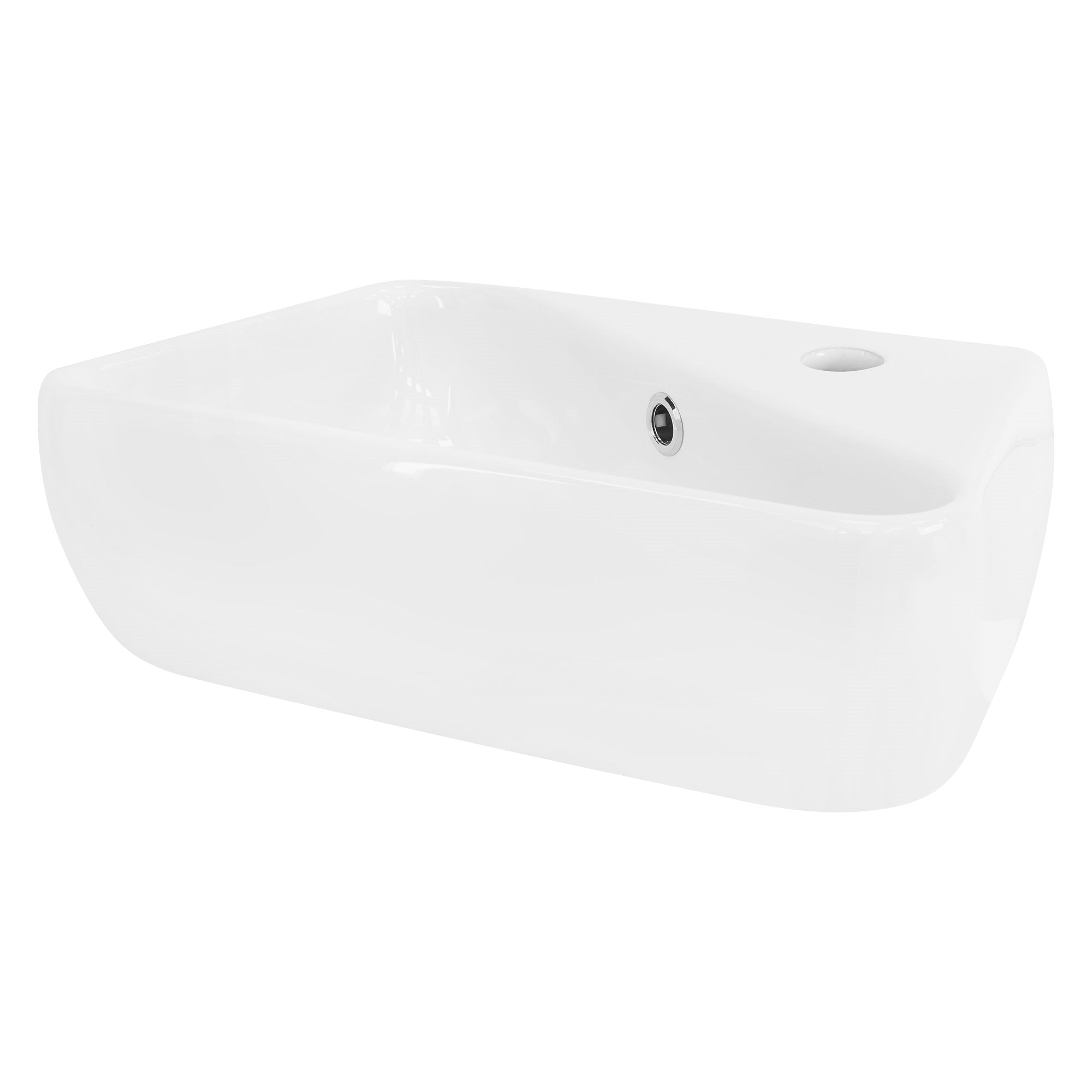 LuxeBath Sanitär lavabo à poser 450x270 mm blanc céramique