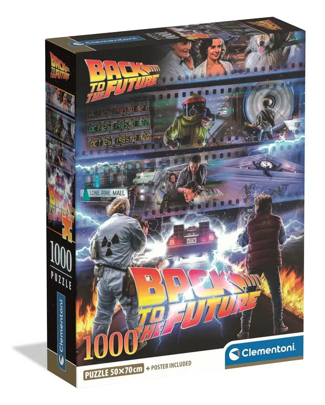 Clementoni Retour vers le futur puzzle 1000 pièces film