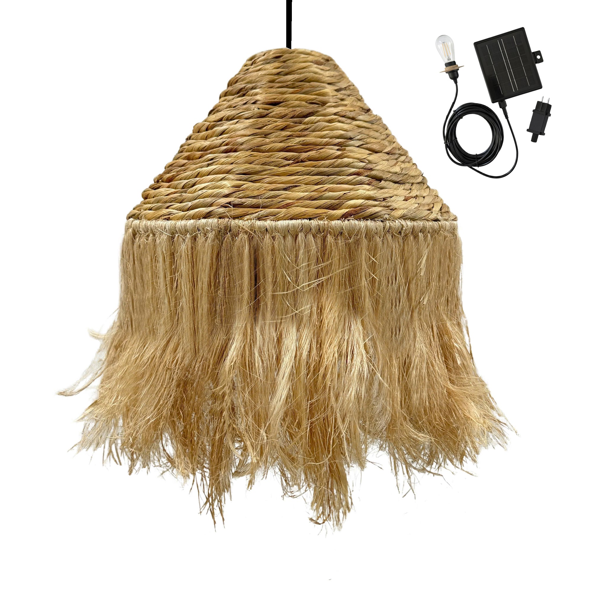 Red Deco Leonora suspension solaire jacinthe LED blanc chaud 5m