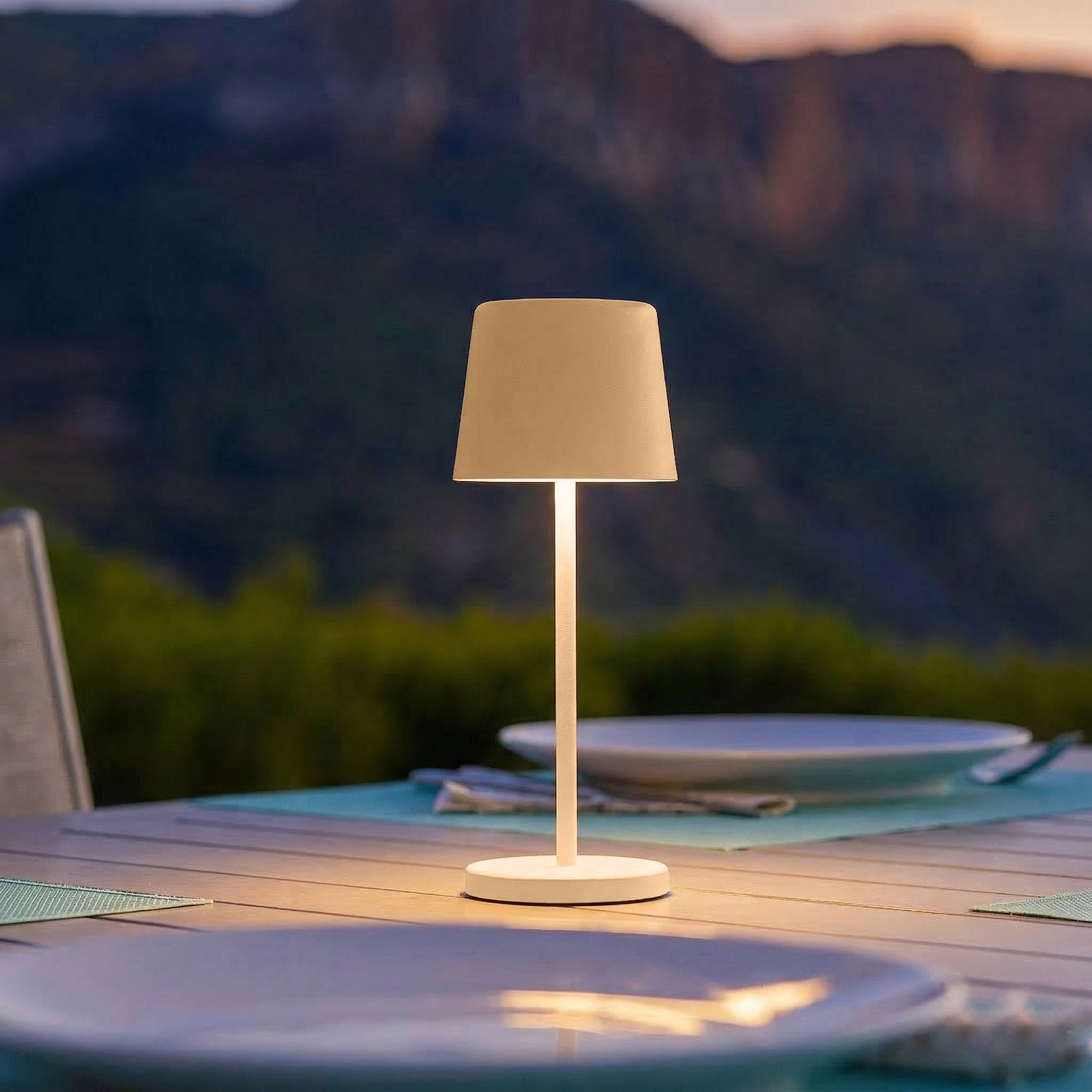 Red Deco Kelly Mini Sand lampe sans fil beige 22cm
