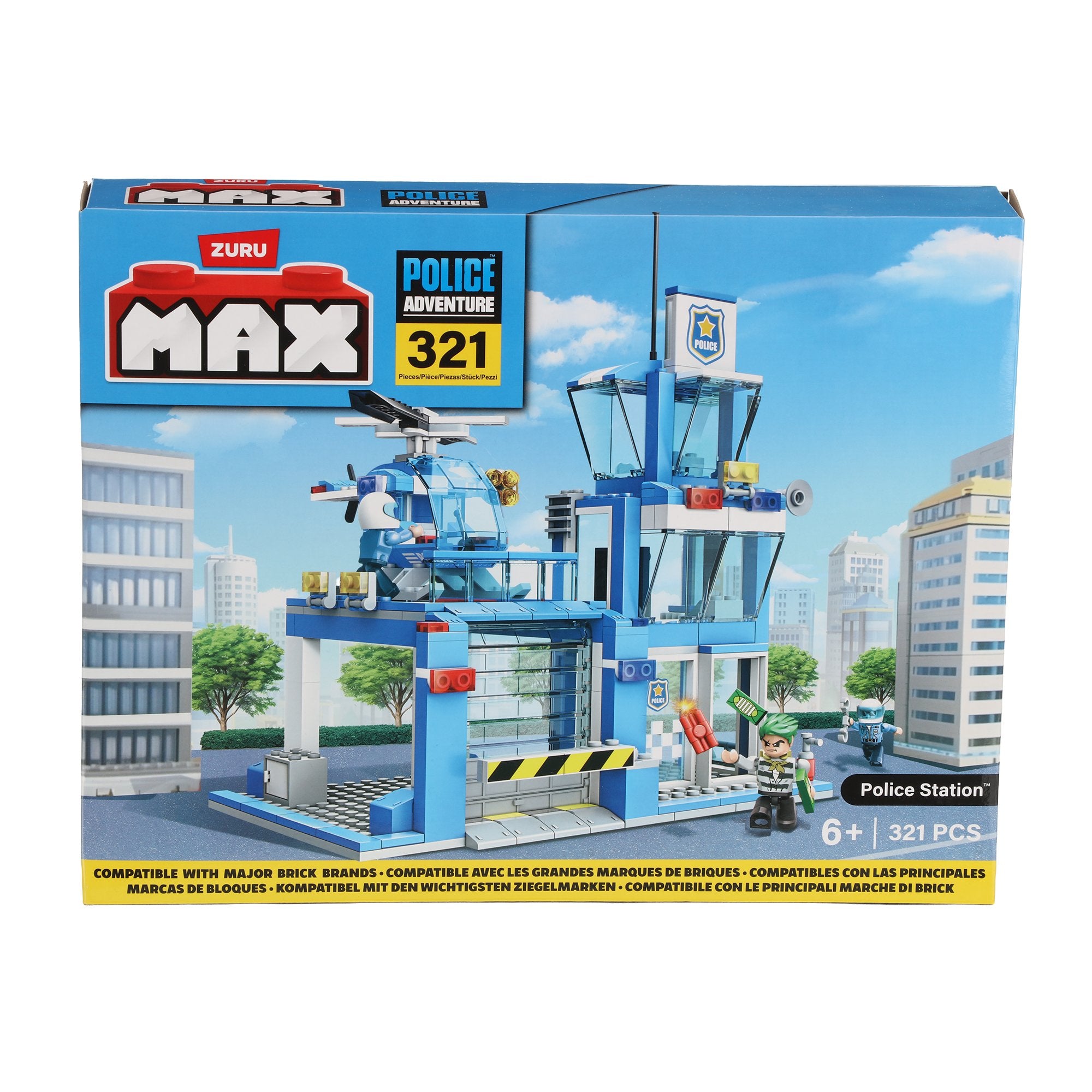 Max station de police jeu de construction 321 briques