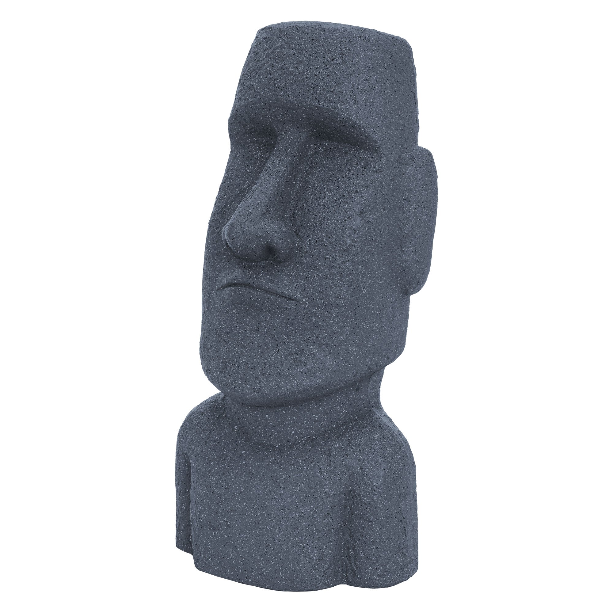 ECD Germany Haus & Wohnen statue Moaï 53,5 cm anthracite résine