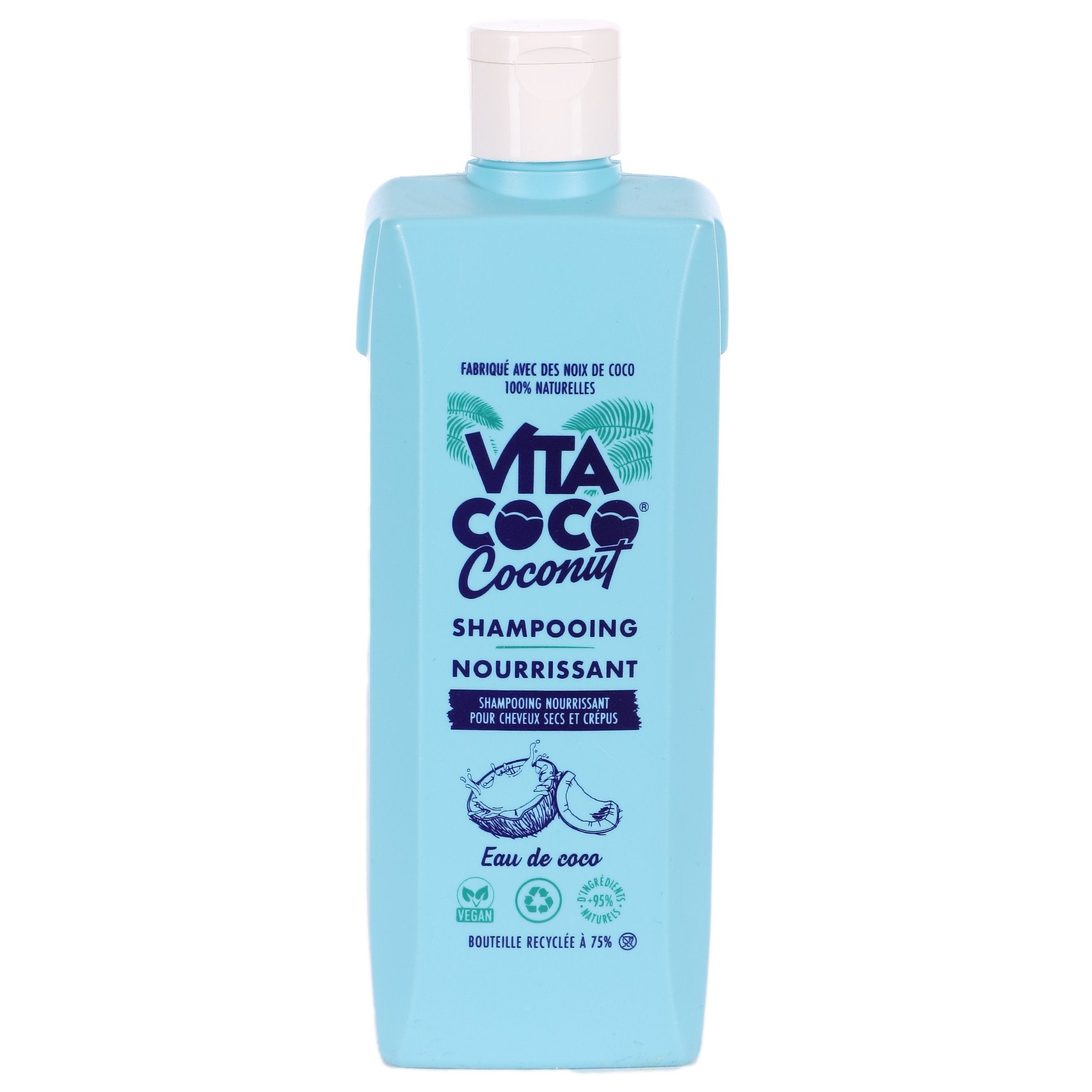 Stokomani Shampoing nourrissant eau de coco cheveux secs