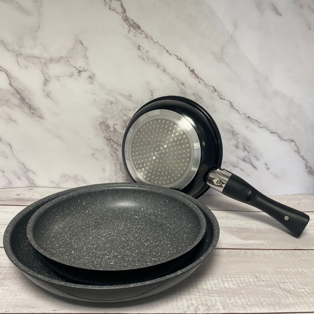 Arthur Martin AM130B set 3 poêles 20-24-28 cm induction