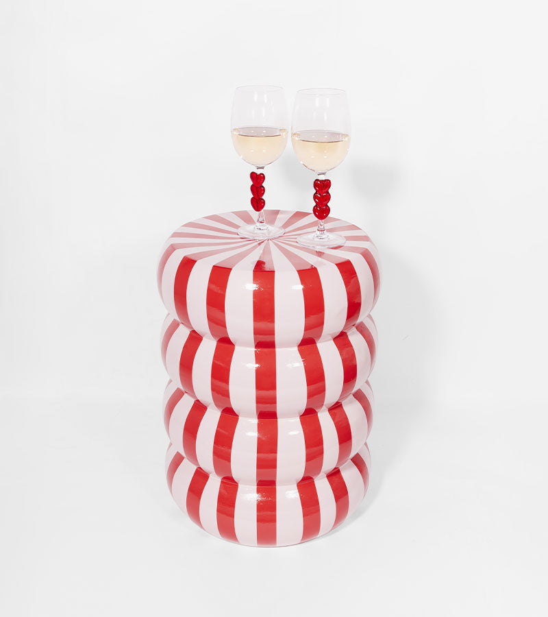 L'avant gardiste Design table appoint candy rose salon