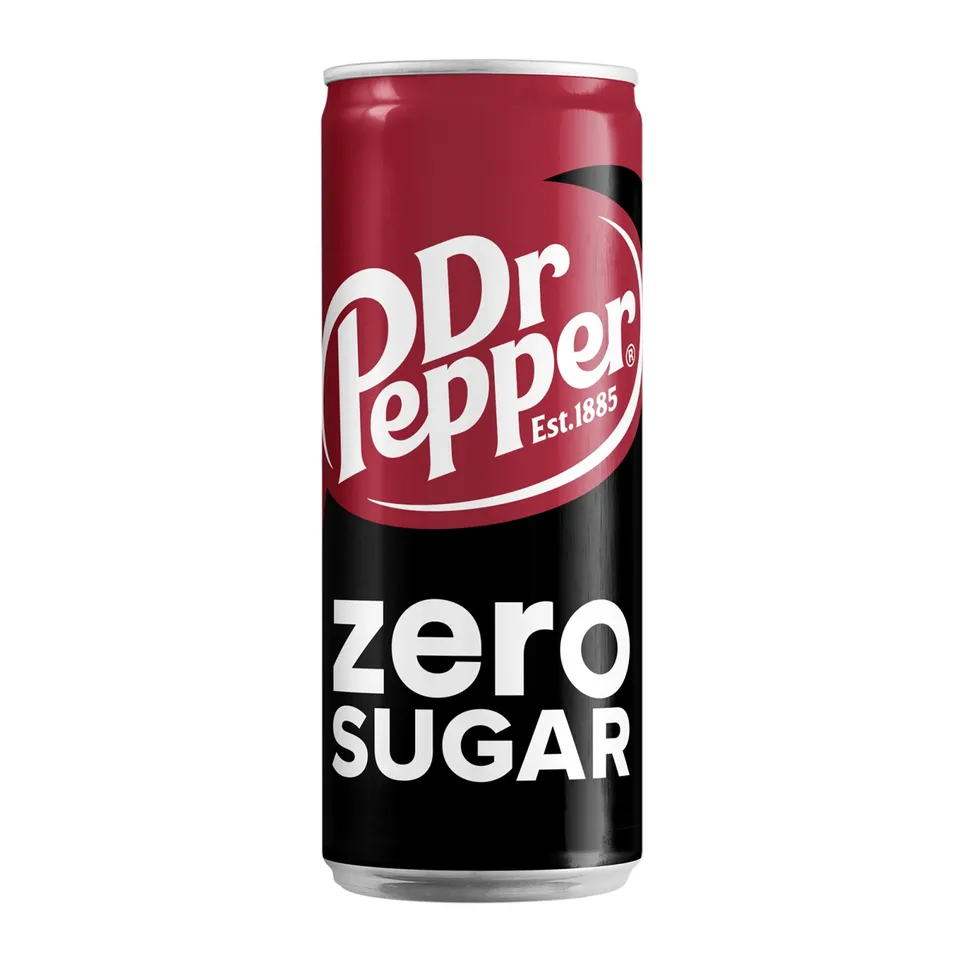 Dr Pepper Zero canette soda sans sucre