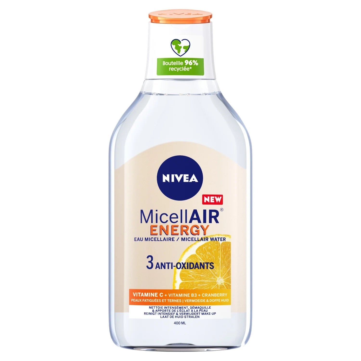 Nivea Energy eau micellaire visage vitamine C