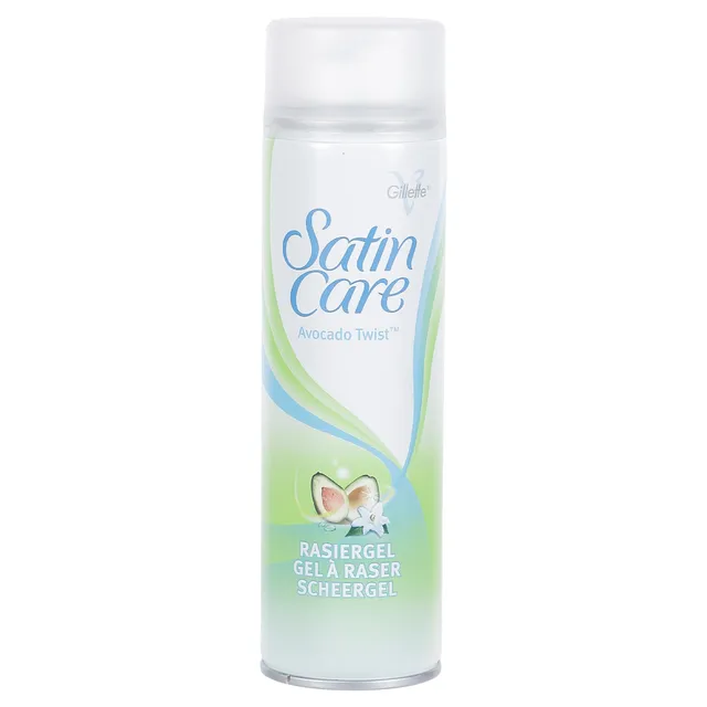 Gillette Satin Care Avocado Twist gel de rasage avocat