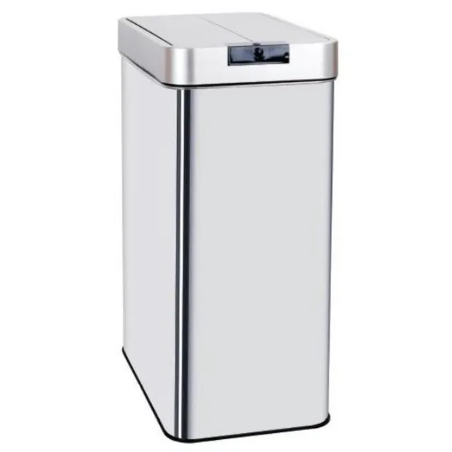 Red Deco Silverlake 60L poubelle automatique inox